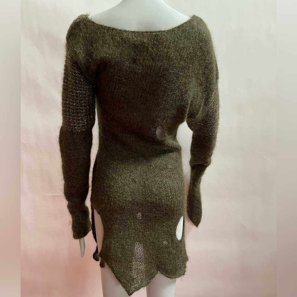New Vivienne Westwood PUNKS JUMPER MOHAIR/ALPACA S/M UNISEX - Picture 8 of 16